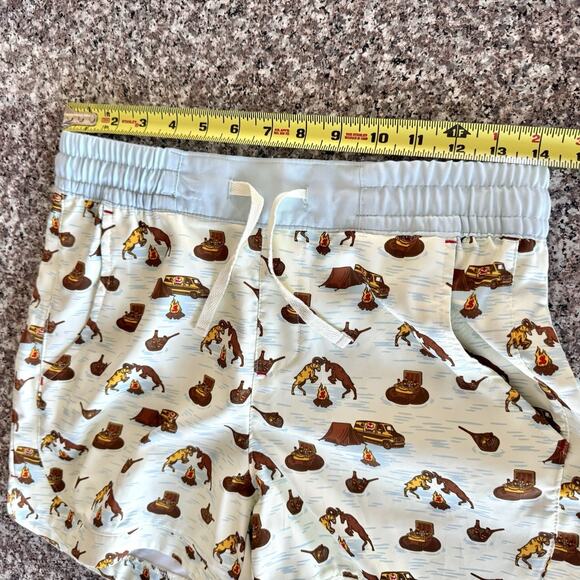 Magellan Shiner Bock Beer Mens Swim Trunks Shorts Rams Van Camping Print Sz Sm - Picture 13 of 14